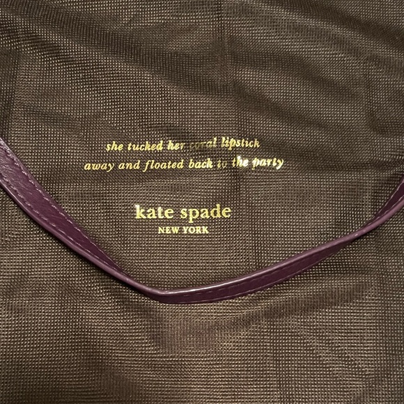 ♠️ Kate Spade Merlot Shoulder Bag with Duster Bag - Picture 2 of 5